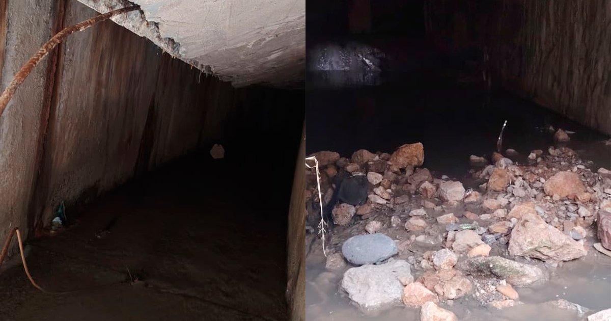 Canal pluvial obstruido amenaza Santo Domingo