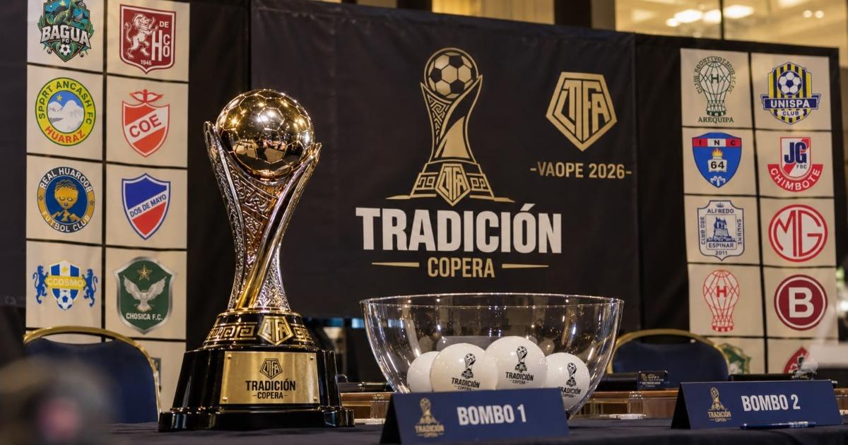 Tradición Copera 2026: sorteo del fixture es este viernes 9 de octubre