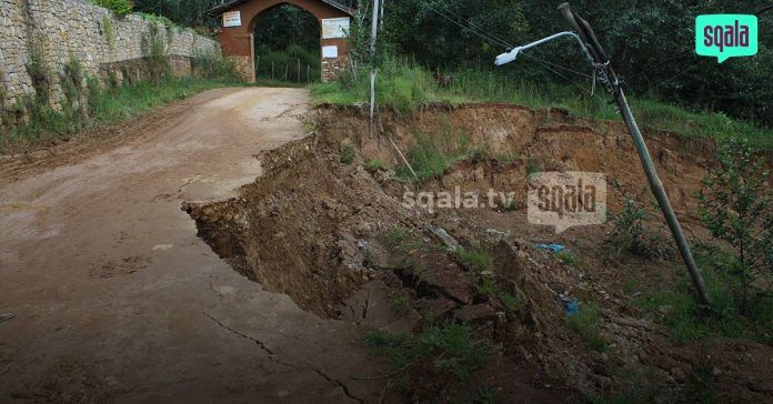 Chachapoyas | Carretera se derrumba poniendo en riesgo a transeúntes