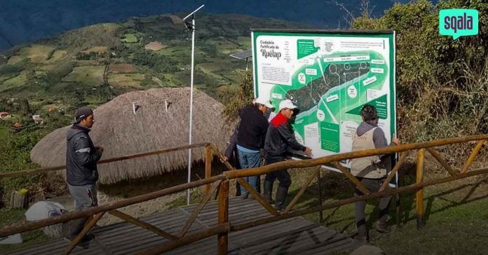 Kúelap | Colocan señalética para habilitar nueva ruta de acceso