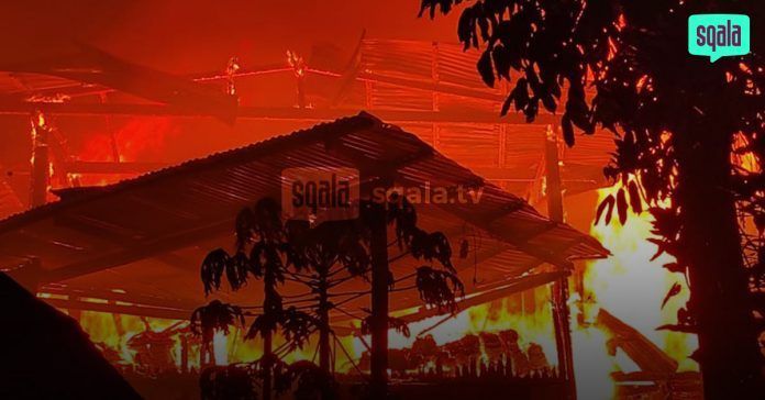 Condorcanqui | Incendio consume oficinas de la UGEL