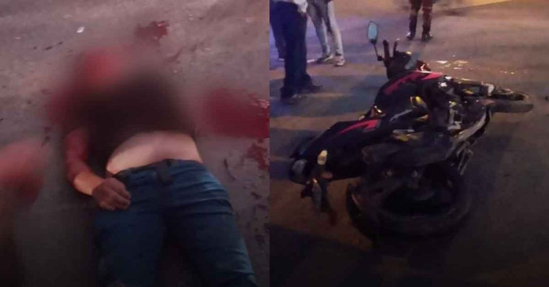 Utcubamba: Un muerto dejó choque entre una combi y una motocicleta