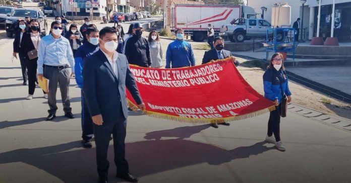 Chachapoyas: Trabajadores del Ministerio Público acatan huelga indefinida
