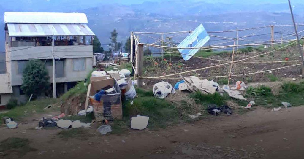 Chachapoyas: Vecinos de Mogrovejo dejan basura en la vía pública