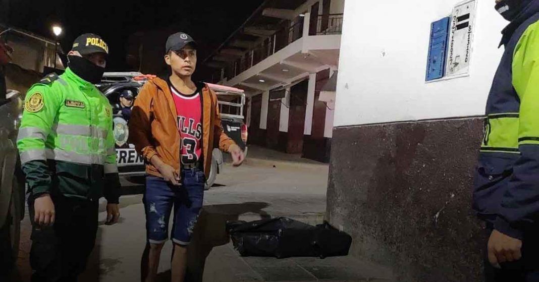 Chachapoyas: Miembros del serenazgo capturan a sujeto que robó un televisor