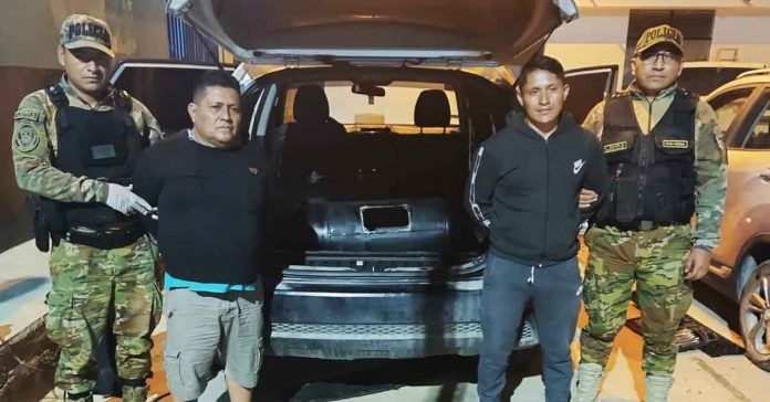 Bagua: Dos sujetos son detenidos con 54 kilos de cocaína en El Muyo