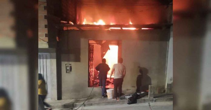 Bongará: Incendio en vivienda de Pedro Ruíz